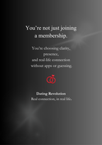 Dating Revolution ring for singles